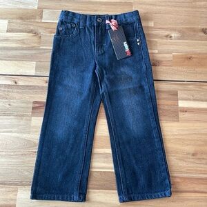 Red Engine Jeans in Dark Wash size 4
